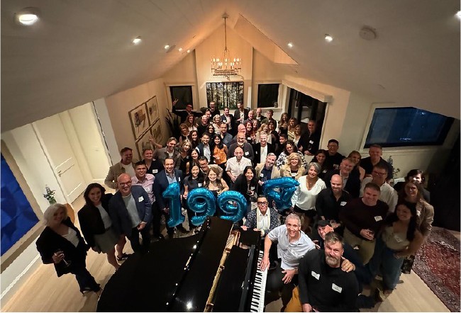 BCom class of 1994 group photo at their 30-year reunion in 2024